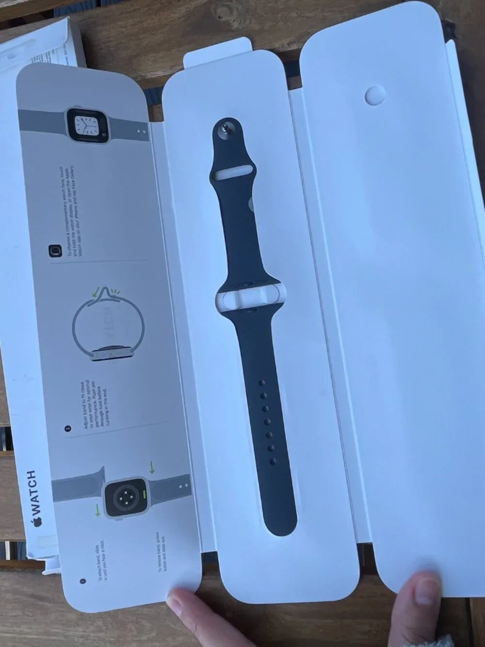 Apple Watch 45 MM Midnight Blue Sport Band M/L